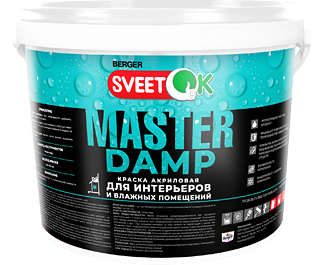 MASTER DAMP<br> Краска акриловая для влажных помещений