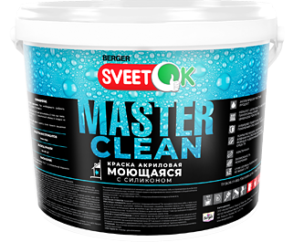 MASTER CLEAN<br> Краска акриловая моющаяся