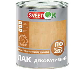Лак ПФ-283 Декоративный