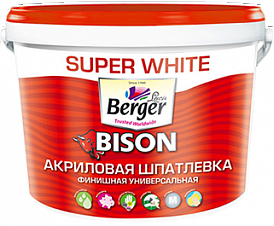 Bison финишная акриловая шпатлевка